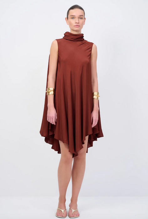 Love My Body Kahverengi Kadın Elbise M