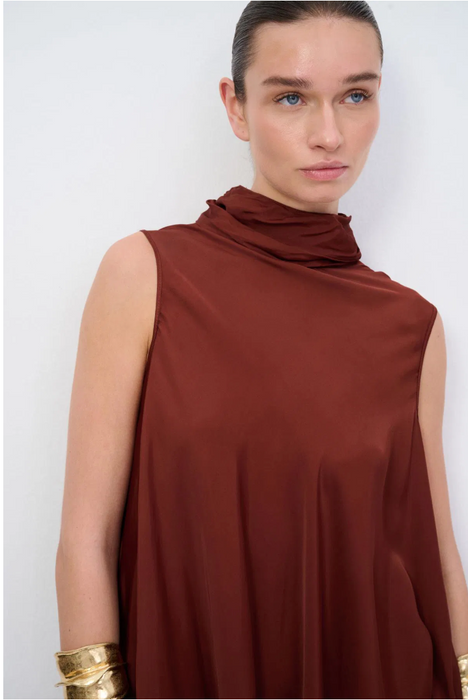 Love My Body Kahverengi Kadın Elbise M