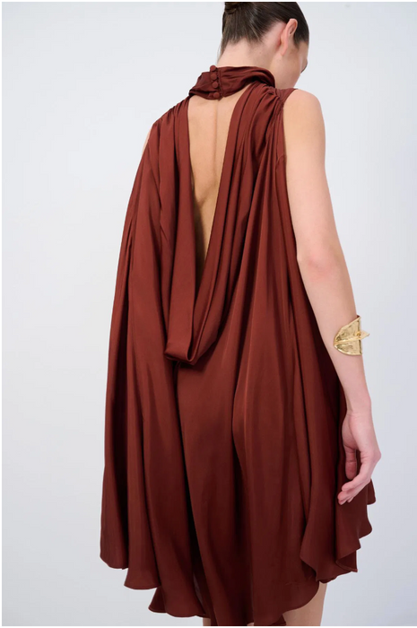 Love My Body Kahverengi Kadın Elbise M