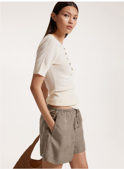 H&M Gri Kadın Şort S