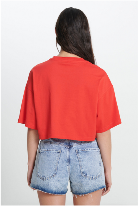 Wrangler Kırmızı Kadın T-Shirt S