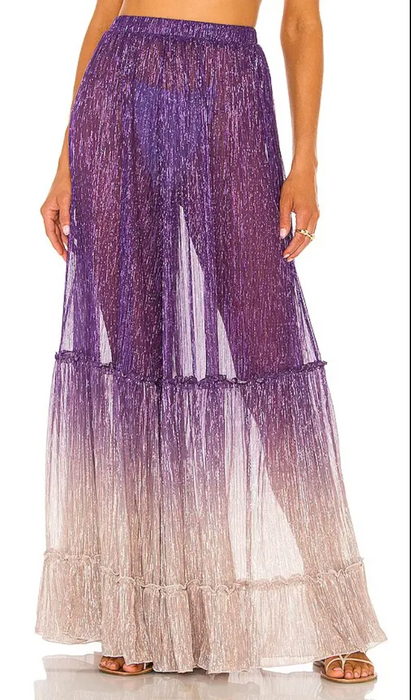 Chio Lila Kadın Tül Pantolon Std