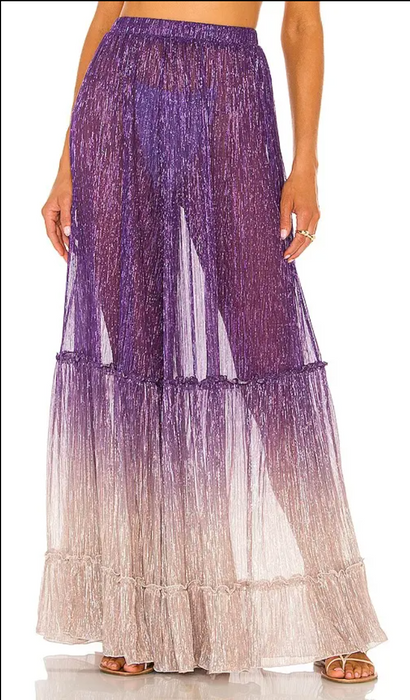 Chio Lila Kadın Tül Pantolon Std