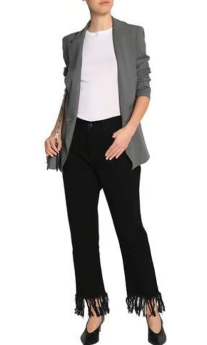 3X1 Siyah Denim Kadın Pantolon S