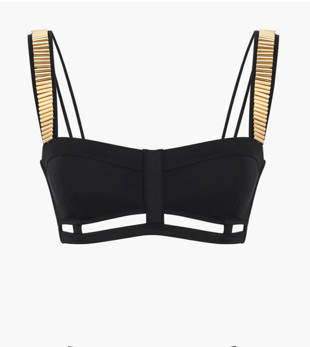 Lily & Rose Siyah Kadın Bikini Üstü S