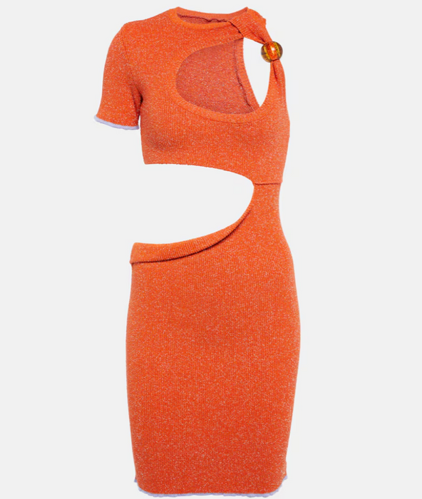 Jacquemus Turuncu Triko Kadın Elbise S
