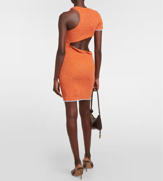 Jacquemus Turuncu Triko Kadın Elbise S