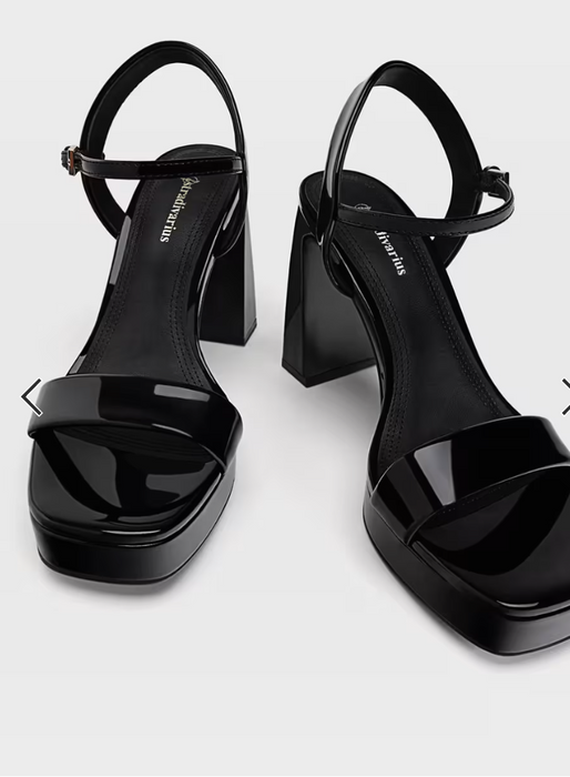 Stradivarius Siyah Kadın Topuklu Ayakkabı 36