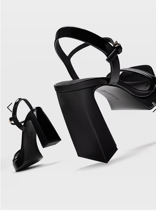 Stradivarius Siyah Kadın Topuklu Ayakkabı 36