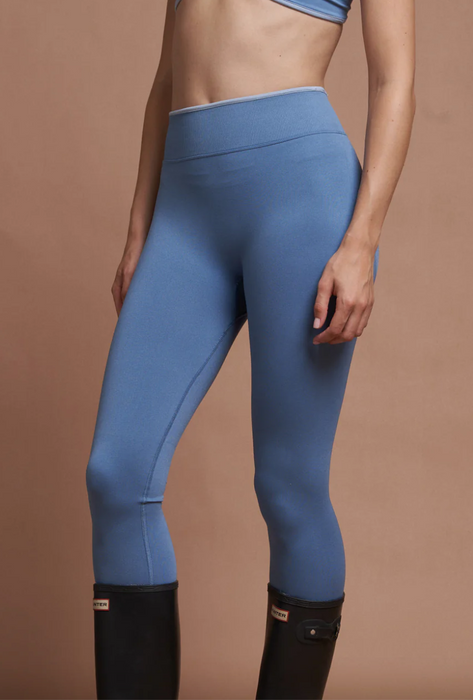 Seseh Mavi Seamless Scrunch Toparlayıcı Spor Tayt S