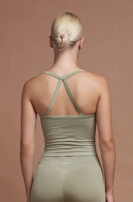 Seseh Yeşil Seamless Kadın Bralet Top S