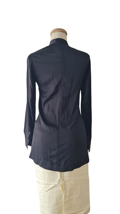 Silk&Cashmere Siyah Kadın Gömlek XS