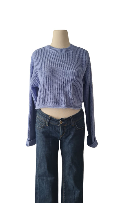 Bershka Mavi Kadın Kazak XS