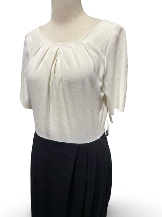 Tahari Siyah Beyaz Kadın Elbise S