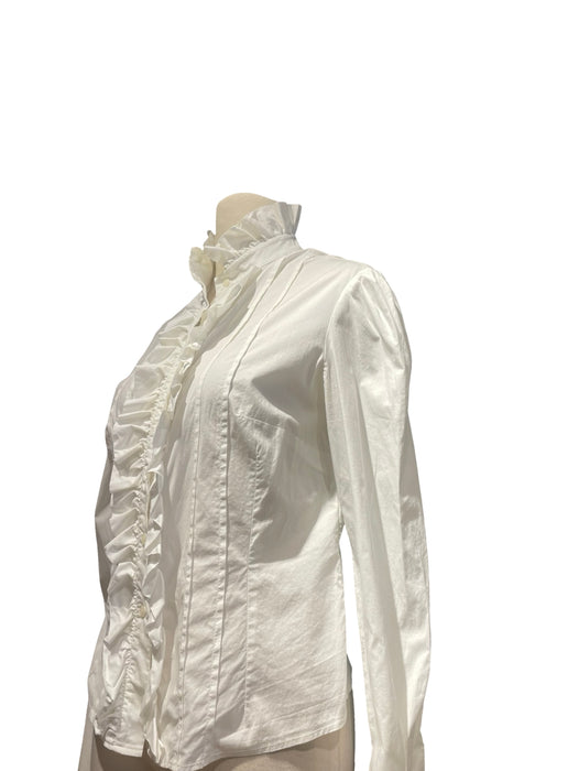 Roman Beyaz Kadın Gömlek L