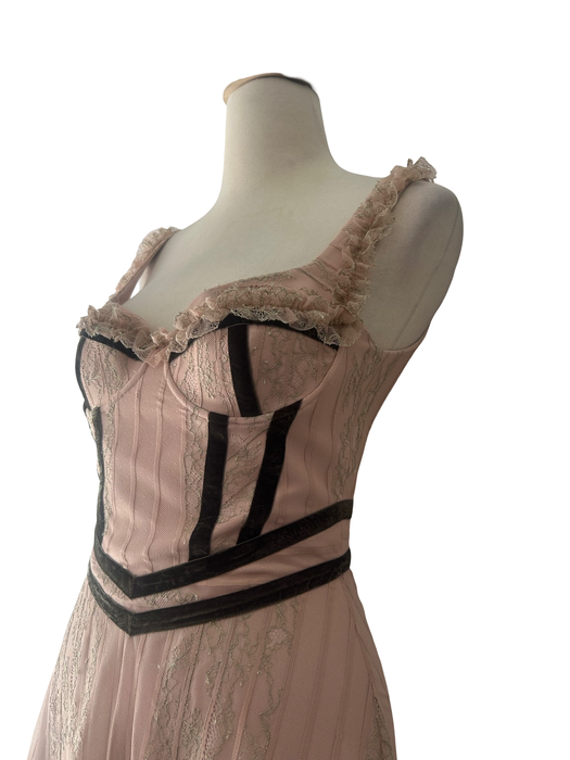 Zeynep Tosun Pembe Tasarım Elbise S