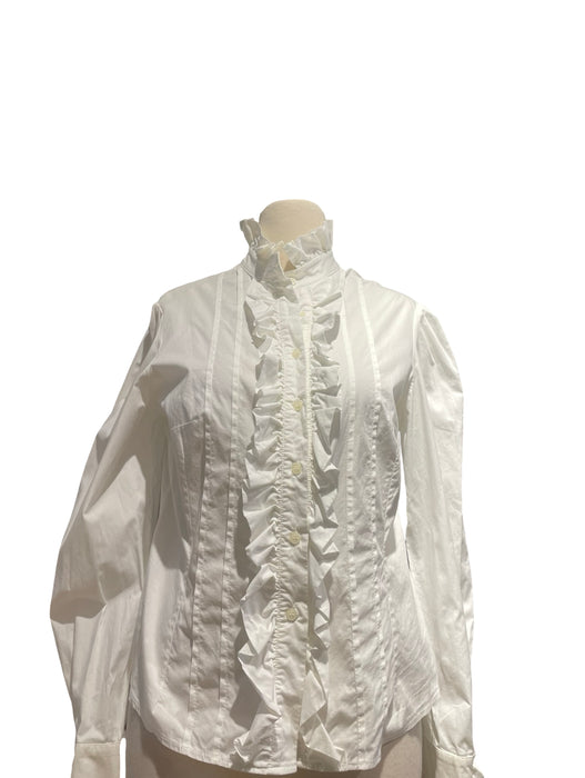 Roman Beyaz Kadın Gömlek L