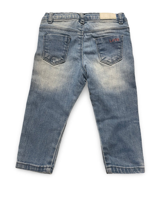 Zara Mavi Bebek Kot Pantolon 9-12 Ay