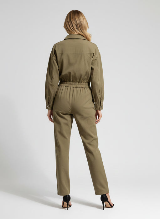 Muse For All Haki Kadın Tulum XS