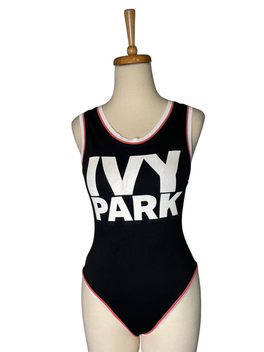 Ivy Park Siyah Kadın Spor Body XS