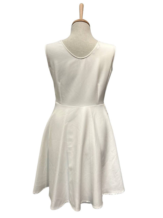 Ayhan Beyaz Kadın Elbise L