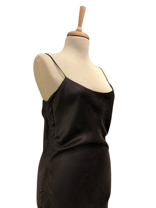 Zimmermann Koyu Kahverengi Kadın Askılı İpek Elbise S