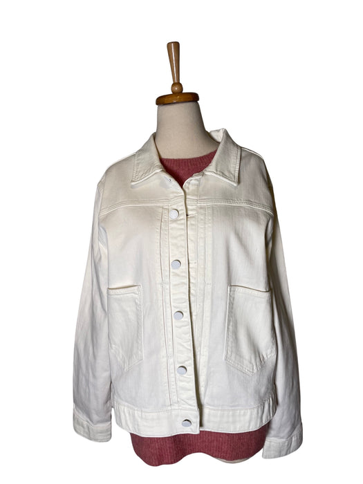 Academia Beyaz Kadın Ceket XL