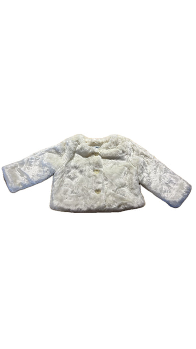 Gap Beyaz Çocuk Kürk Ceket