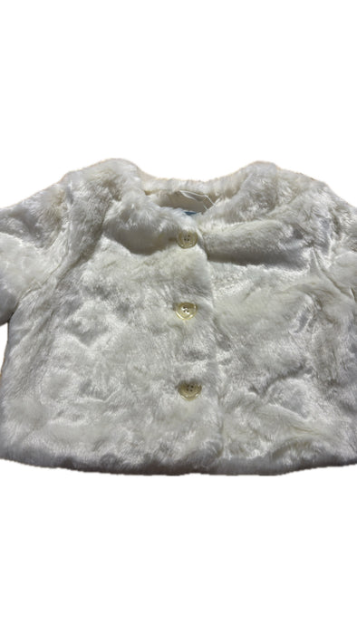 Gap Beyaz Çocuk Kürk Ceket