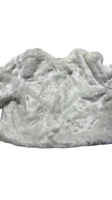 Gap Beyaz Çocuk Kürk Ceket