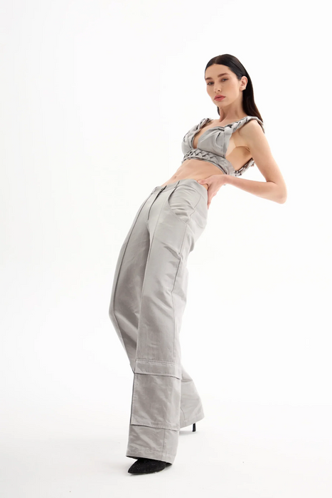 Atmosphere Gri Kadın Pantolon XS