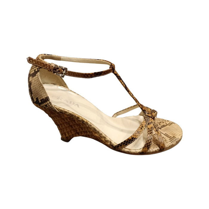 Prada Kahverengi Kadın Topuklu Ayakkabı 37,5
