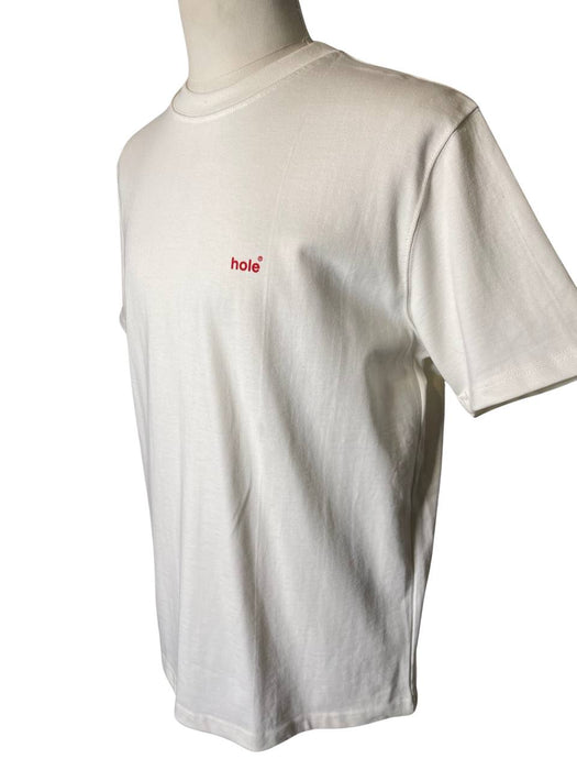 Hole Beyaz Erkek T-shirt XL