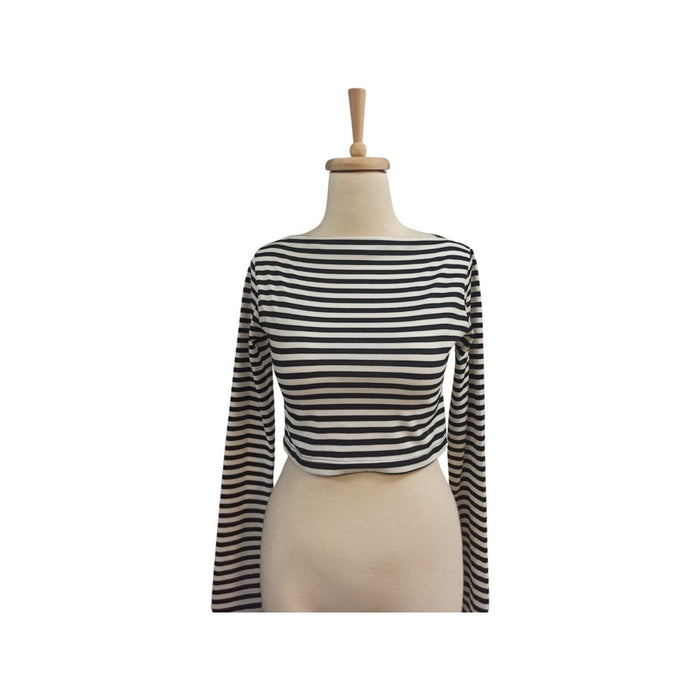 Beyoğlu Çizgili Kadın Bluz XS