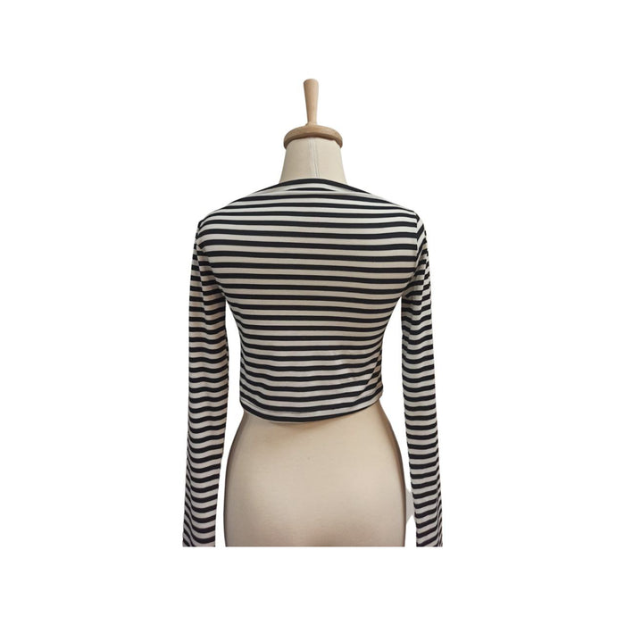 Beyoğlu Çizgili Kadın Bluz XS