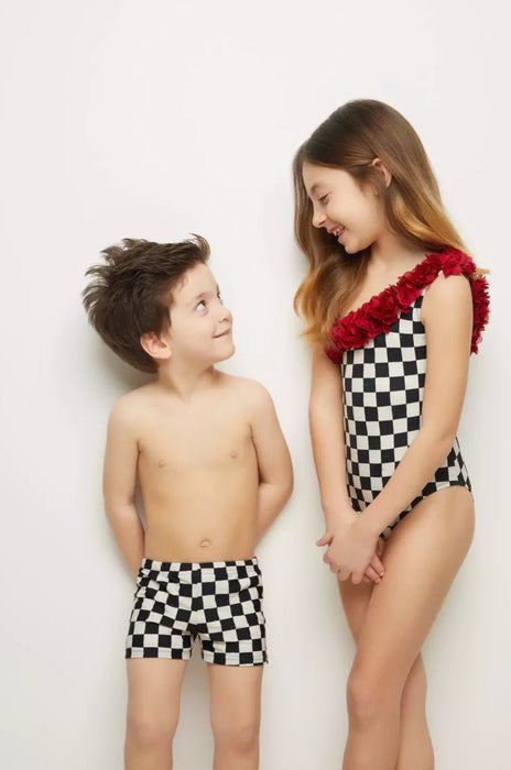 Lovekini Siyah Erkek Çocuk Şort 9-10 Yaş