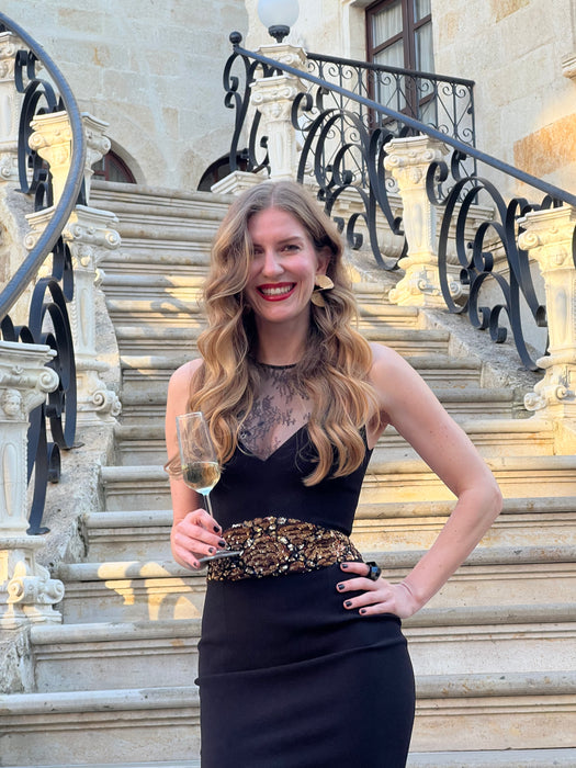 Deniz Berdan Siyah Kadın Elbise XS