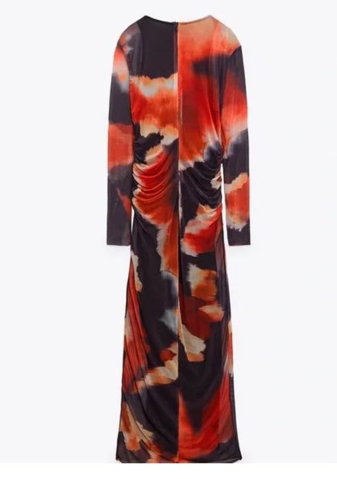 Zara Çok Renkli Kadın Elbise XS