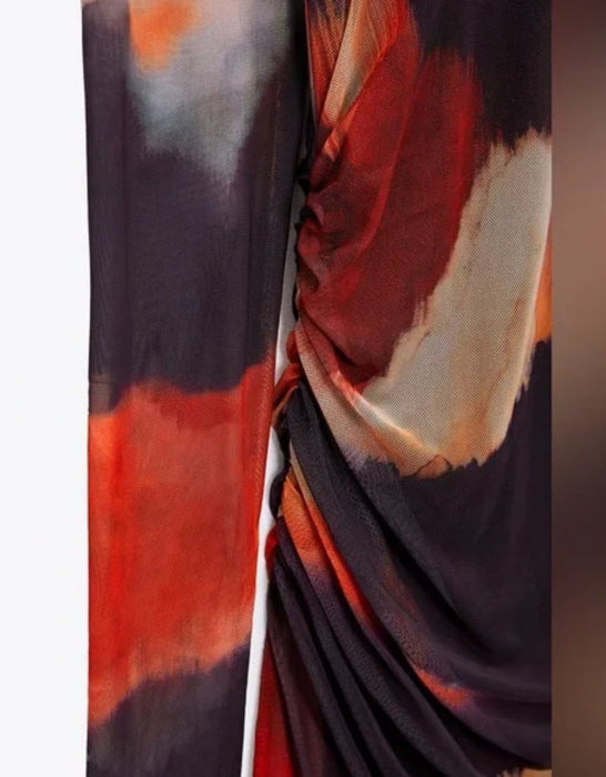 Zara Çok Renkli Kadın Elbise XS