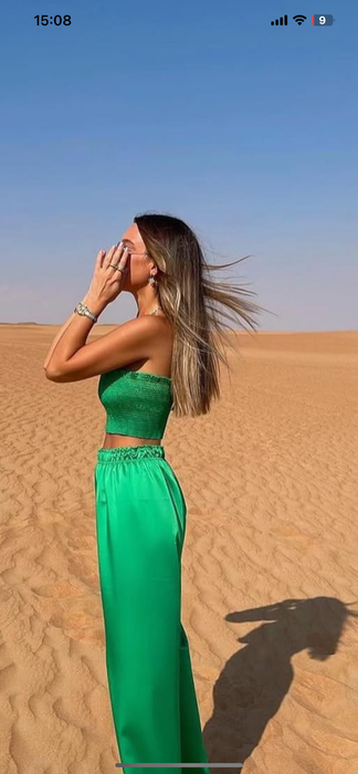 NAIA Yeşil Lastikli Kadın Büstiyer XS/X