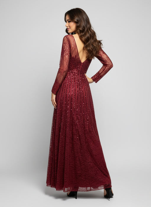 Max Govana Bordo Kadın Elbise