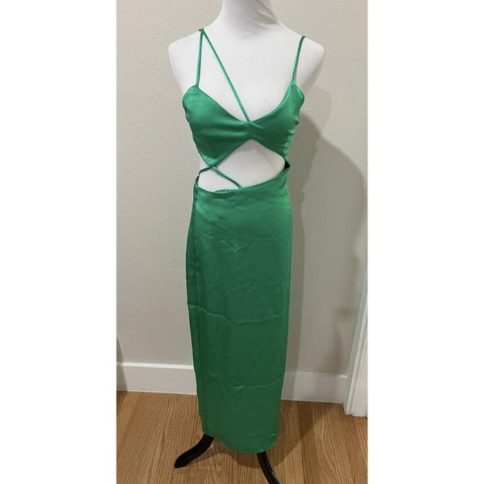 Zara Yeşil Kadın Elbise XS