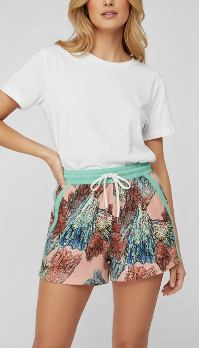 Julia Milan Çok Renkli Kadın Şort S