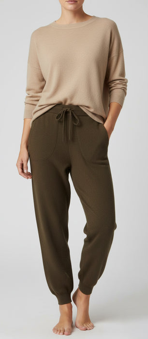 Academia Kahverengi Kadın Pantolon M