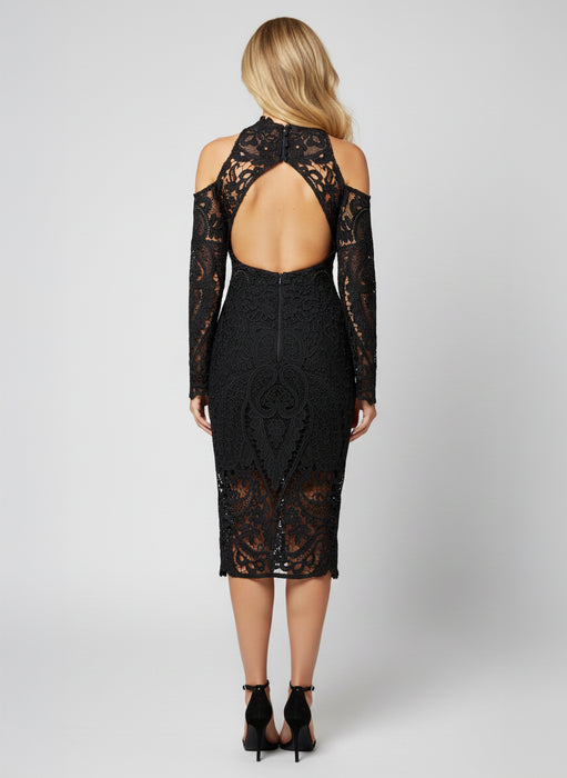 Thurley Siyah Kadın Elbise S