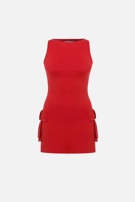 NAIA Kırmızı Mini Kadın Elbise XS