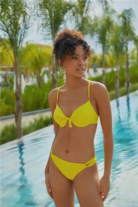 Louren Sarı Kadın Bikini Takımı M