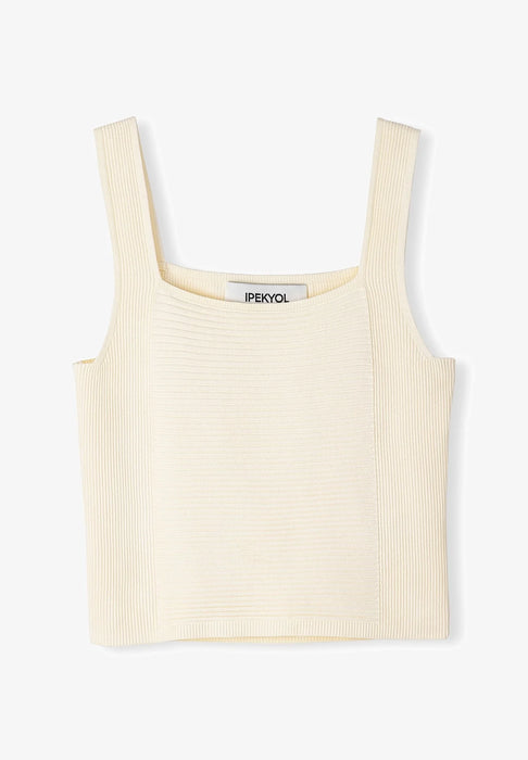 İpekyol Ekru Askılı Kadın Bluz S