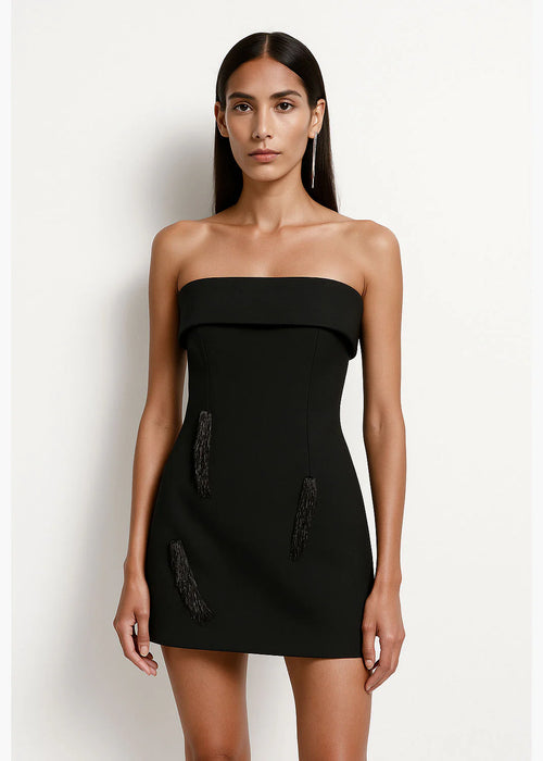 Urban Muse Siyah Mini Elbise XS