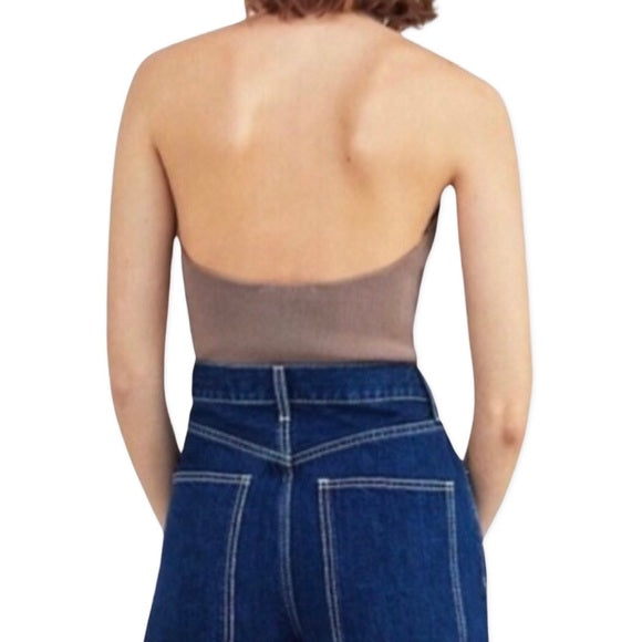 Zara Kahverengi Kadın Bodysuit